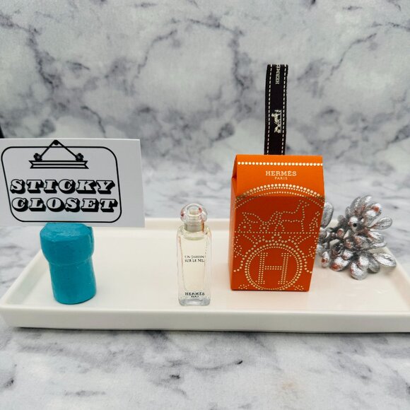 Hermes Other - HERMES Un Jardin Sur Le Nil EDT Green Mango Lotus-Mini 7.5ml,0.25oz-BOXED-NEW